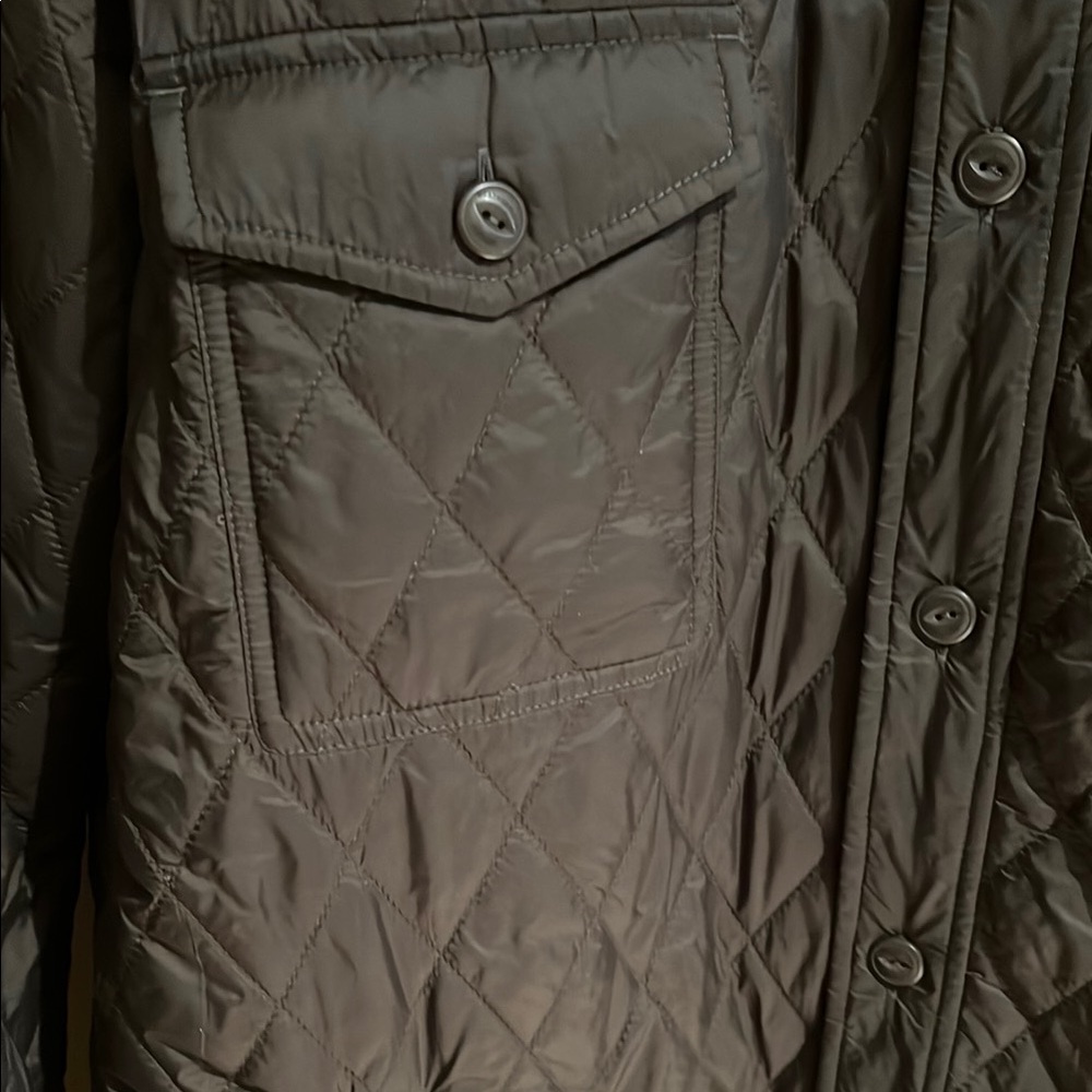 Weatherproof Vintage Men’s Lightweight Quilted Jacket Sz XL Tall in Olive NEW - Picture 5 of 14